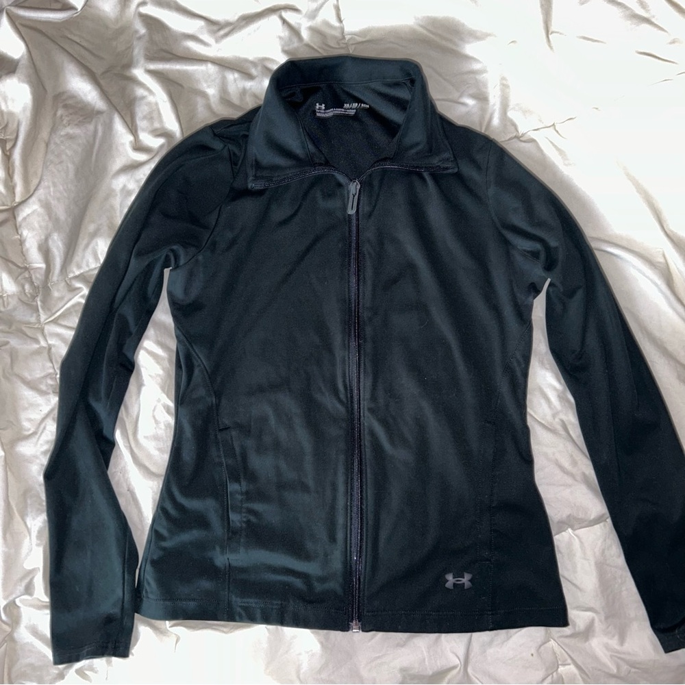 Under Armour sporty workout zip up fitted jacket
